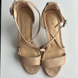 Clarks Women's Metallic Sandals